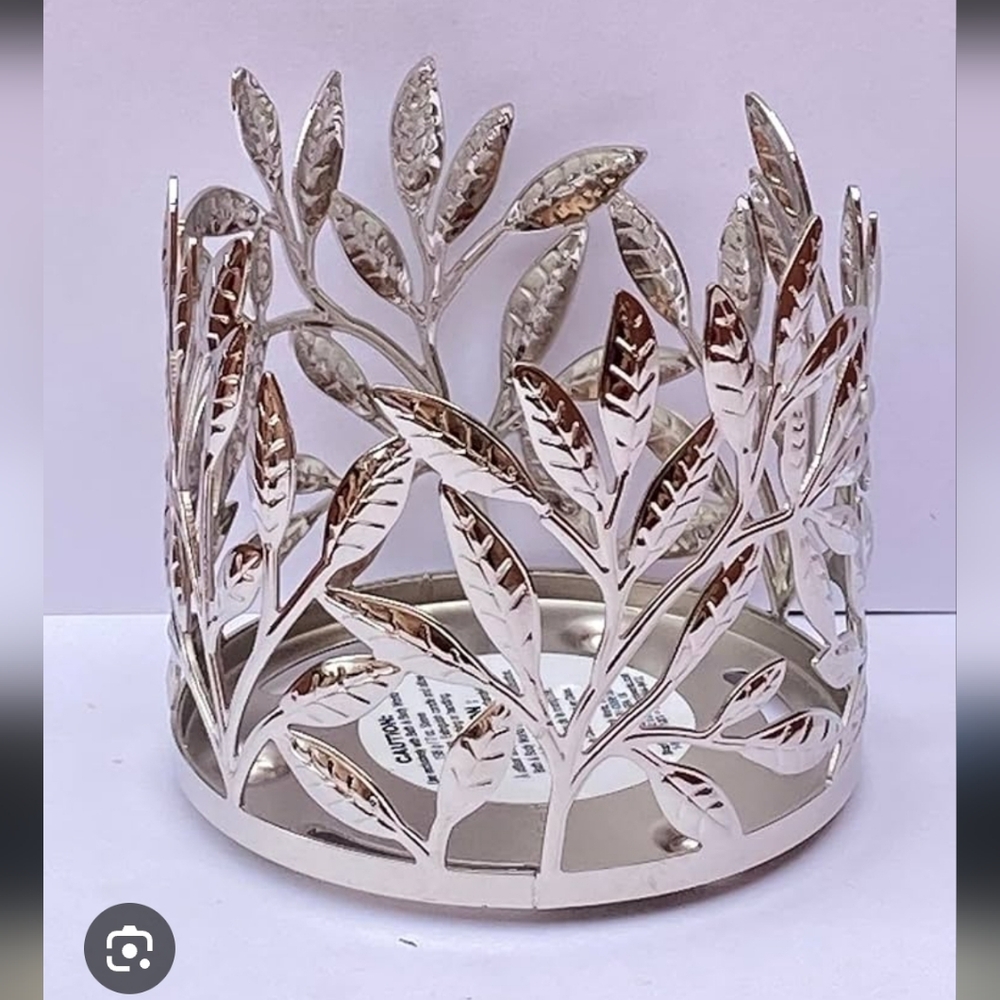Palm Leaves Candle Holder